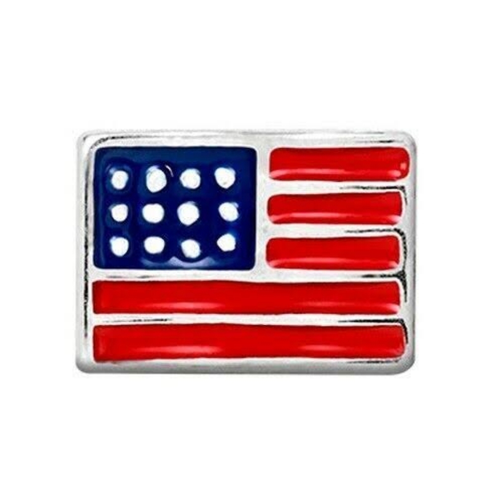 Origami Owl Charm (new) AMERICAN FLAG - CH1405
